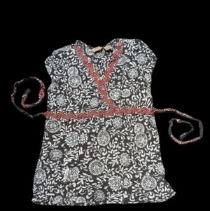 Rayon Blouse With Ties